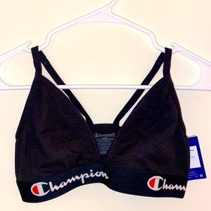 CHAMPION black bralette size M - NWT